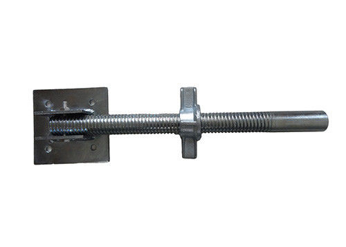 Q235 Steel Scaffolding Jack Base With Swivel Plate