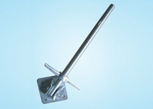 Q235 Steel Scaffolding Jack Base With Swivel Plate